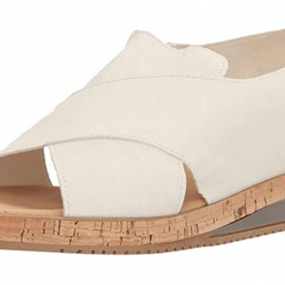 Sesto Meucci White Sylke Sandal - Women's Size 9